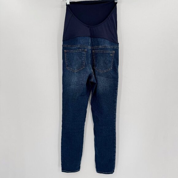 Madewell Maternity Over The Belly Denim Stretch Skinny Mommy Ankle 27 Jeans - Picture 3 of 8